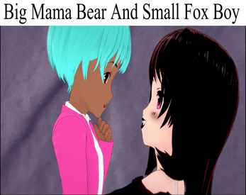 Big Mama Bear And Small Fox Boy