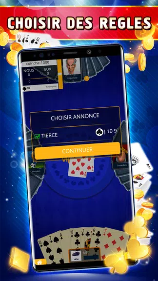 Coinche Offline -Single Player