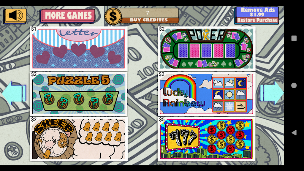 Lucky Lottery 777 Scratch