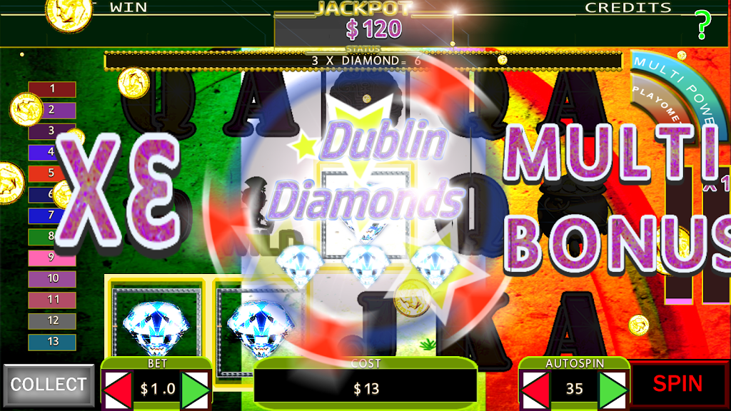 Dublin Diamonds Irish Slots