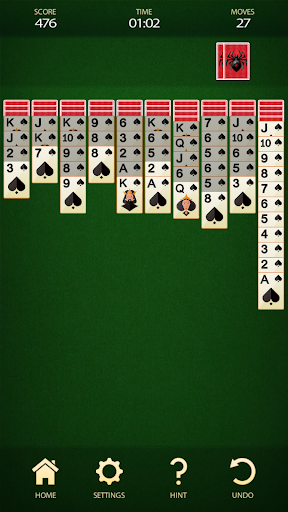 Spider Solitaire - Free Card Game