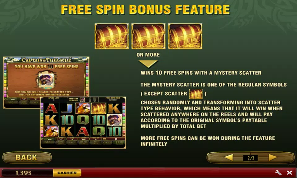 Captain&#039;s Treasure Slots