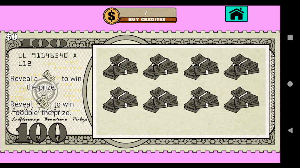 Lucky Lottery 777 Scratch