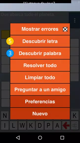 CrossWords Spanish