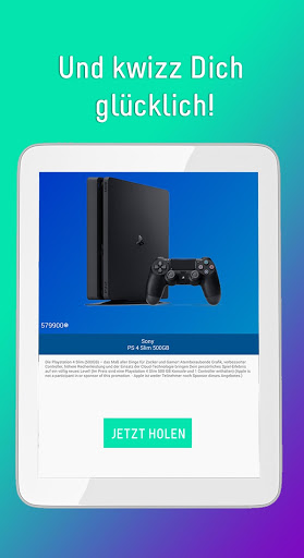 Kwizzmo - Cash & Quiz Quests im Quadrat!