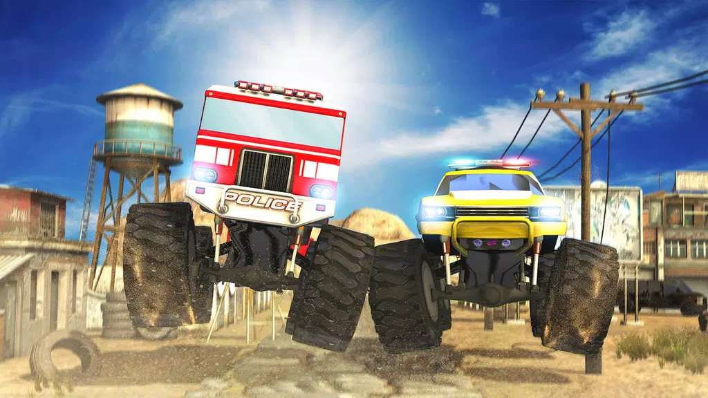 US Police Monster Truck Crash