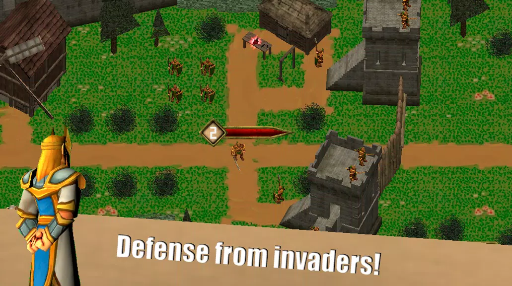 One on one: Siege of castles - Offline strategy