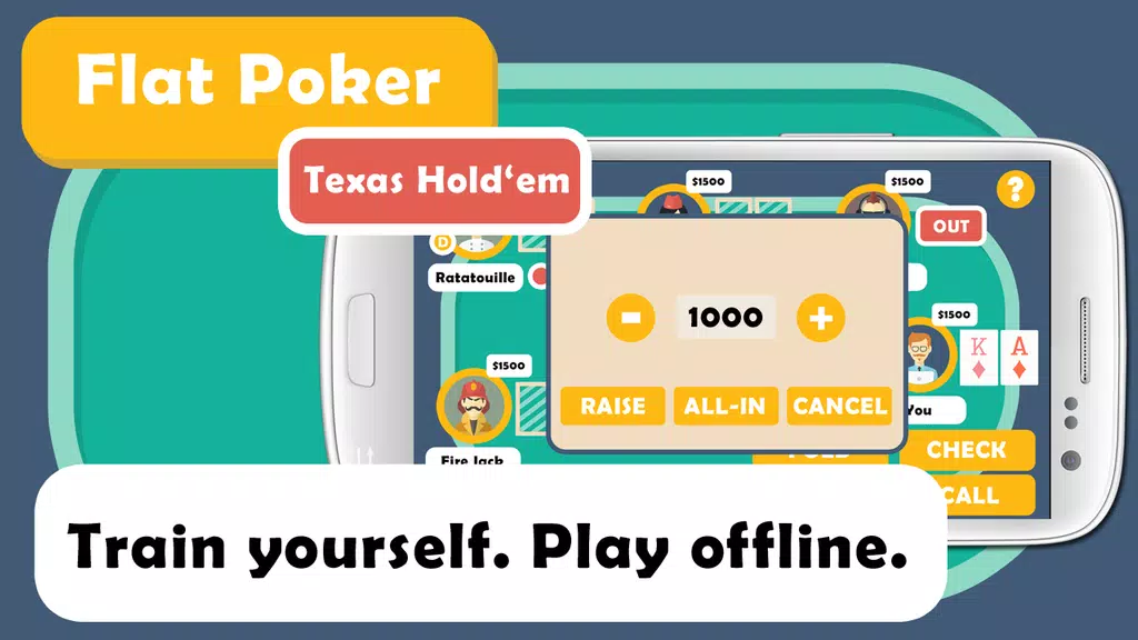 Flat Holdem Poker Offline