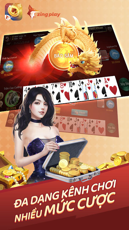 ZingPlay - Game bài - Tien Len - Mậu Binh