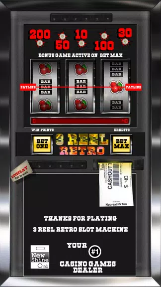 3 Reel Retro Slot Machine