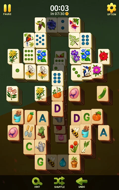 Mahjong Blossom Solitaire