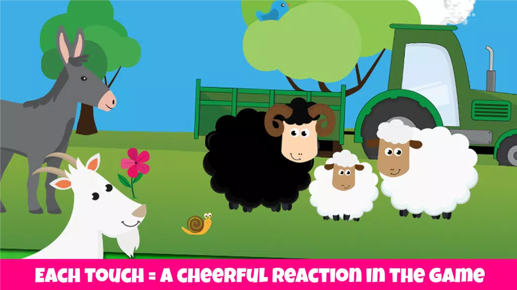 Farm animals game for babies