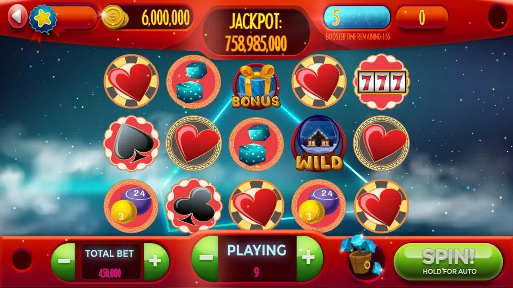 Gambling-Slot Machine Money Game