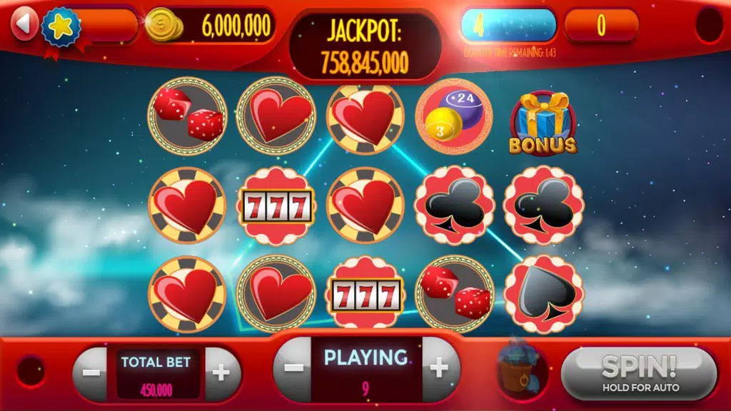 Gambling-Slot Machine Money Game