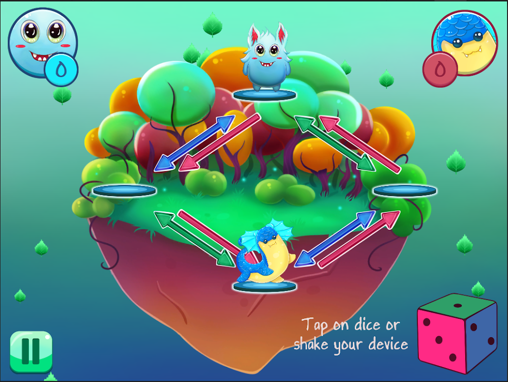 Monster Dice Paradise: Free Board Games Puzzle