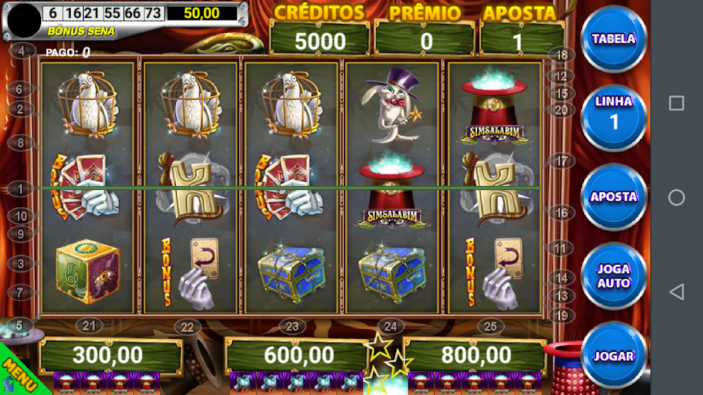 Simsalabim Caça Níquel Slot
