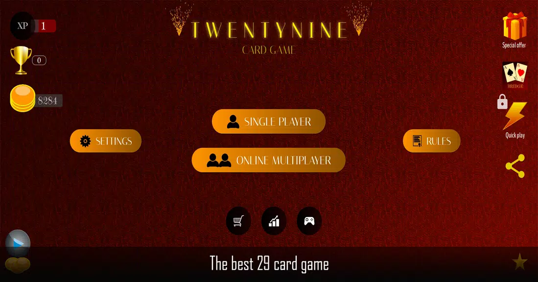 29 Card Game ( Offline + Online )