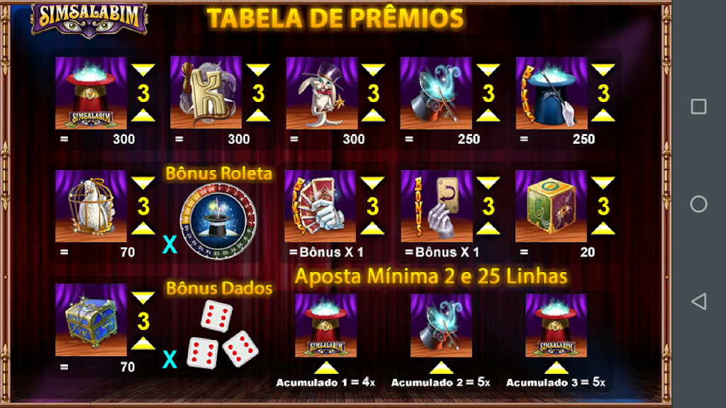 Simsalabim Caça Níquel Slot