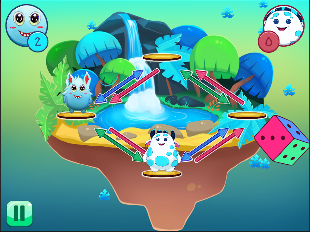 Monster Dice Paradise: Free Board Games Puzzle