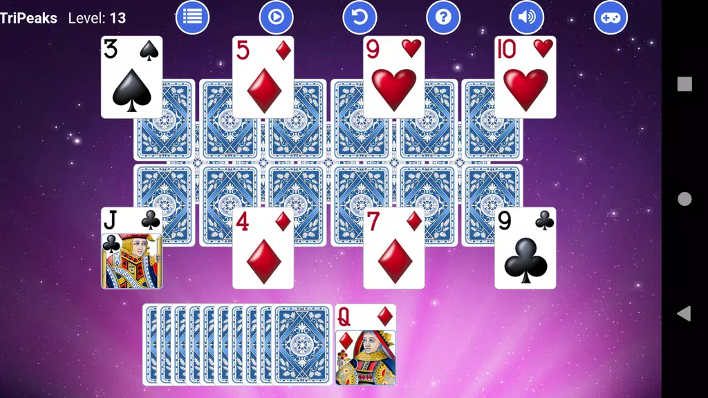 TriPeaks Solitaire X