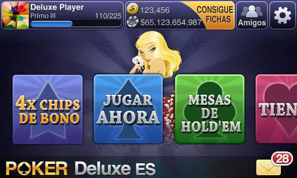 Texas Holdem Póquer Deluxea