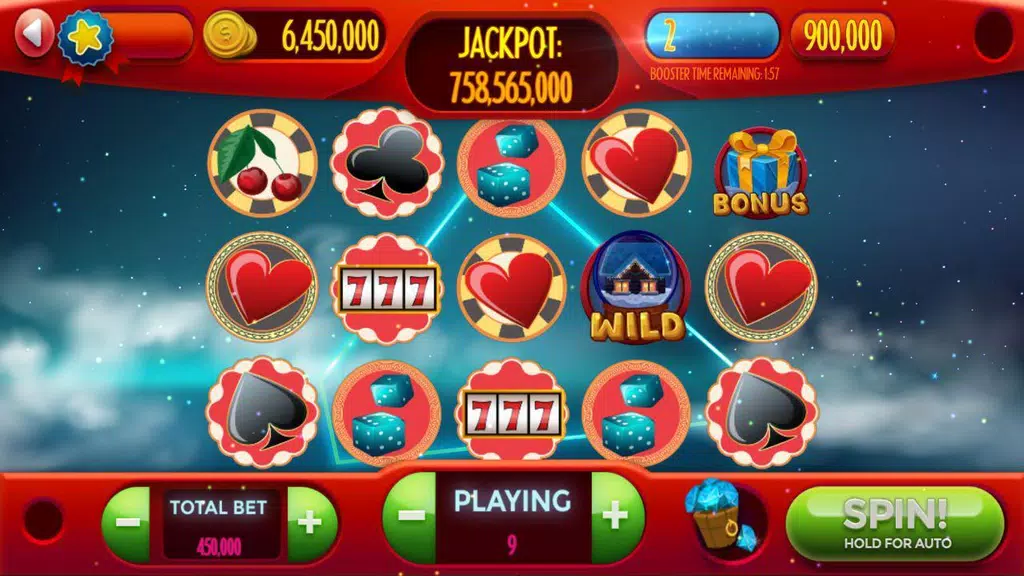 Gambling-Slot Machine Money Game