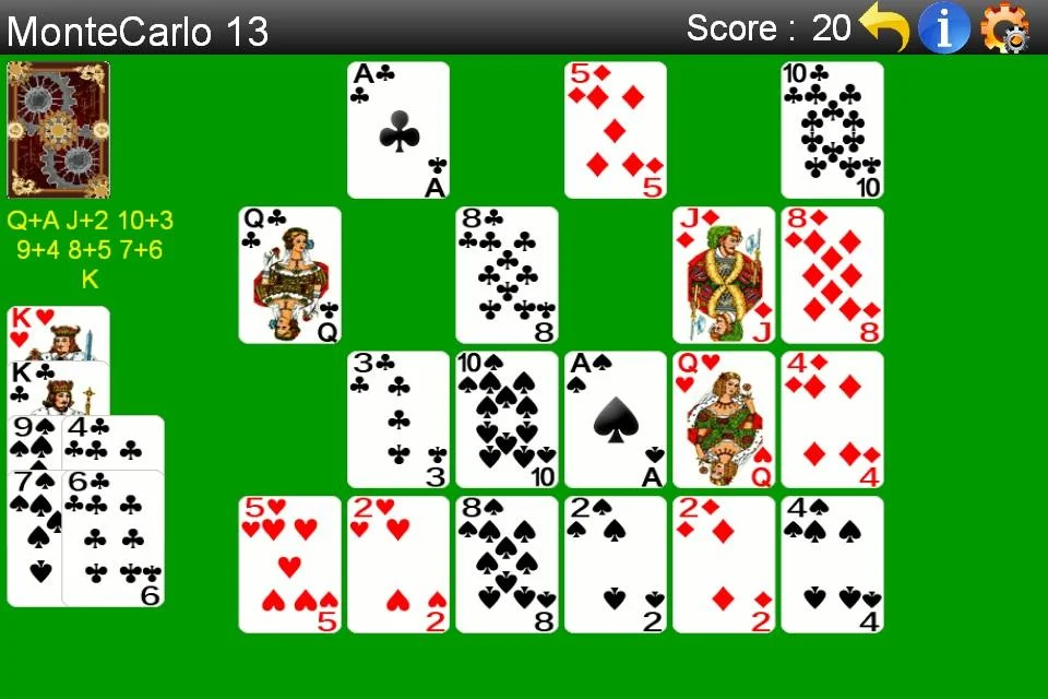 Monte Carlo Solitaire