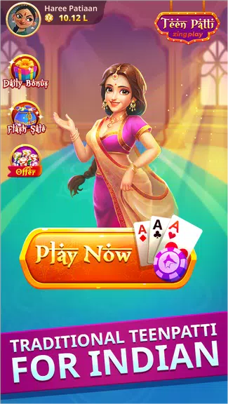 Teen Patti ZingPlay – Play with 1 hand