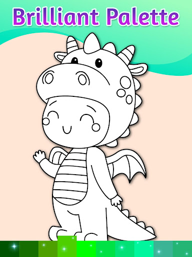 Coloring Pages Kids Games with Animation Effects