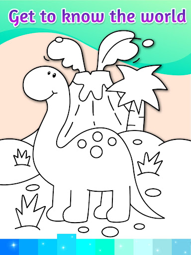 Coloring Pages Kids Games with Animation Effects