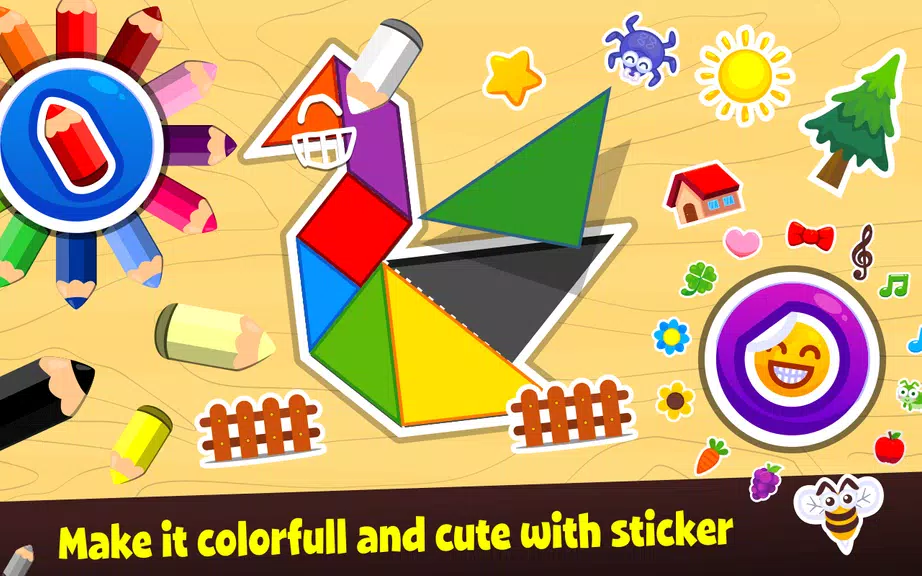 Marbel Tangram - Kids Puzzle