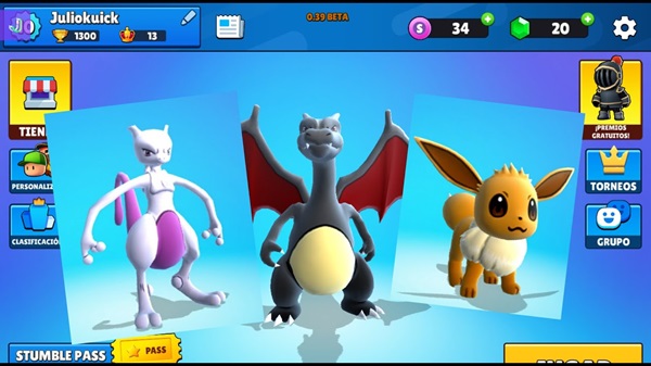 Stumble Guys Pokemon