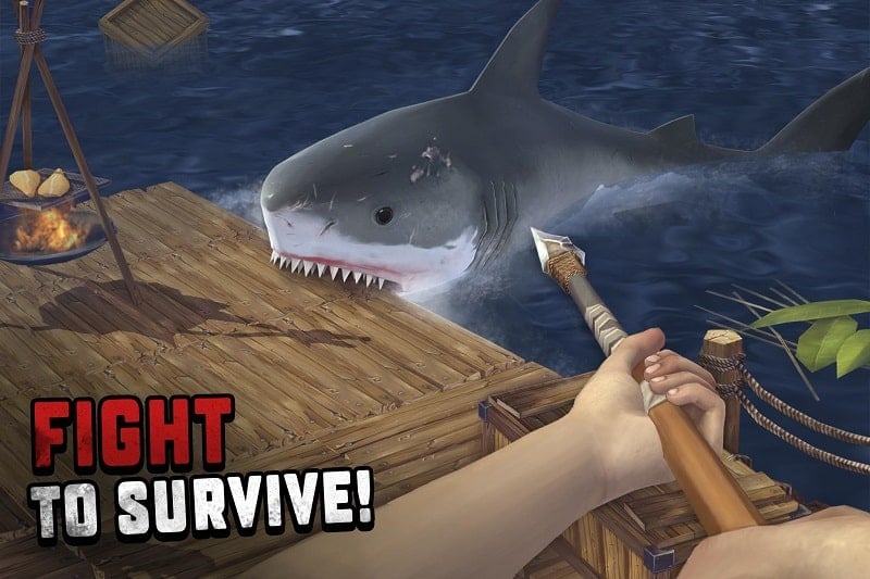 Raft Survival: Ocean Nomad Mod