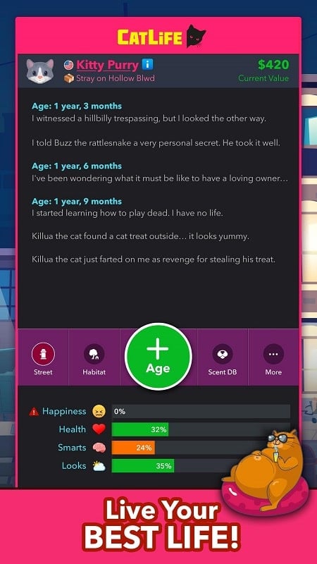 CatLife: BitLife Cats Mod
