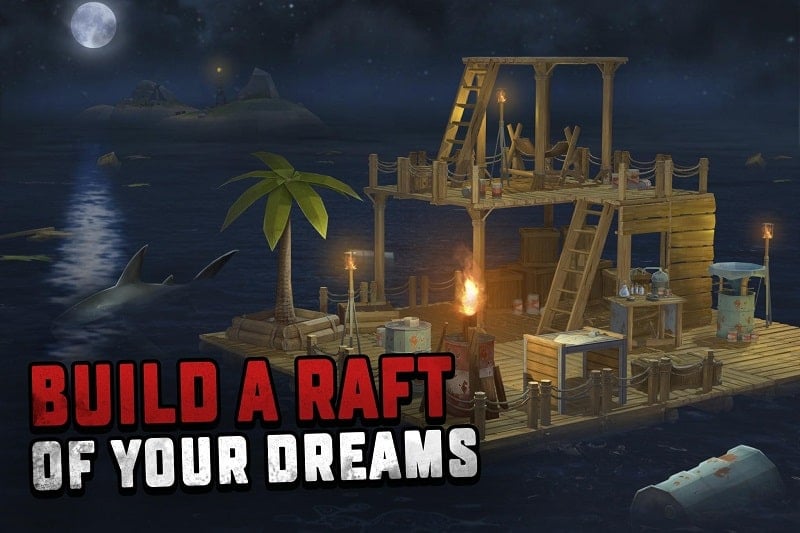 Raft Survival: Ocean Nomad Mod