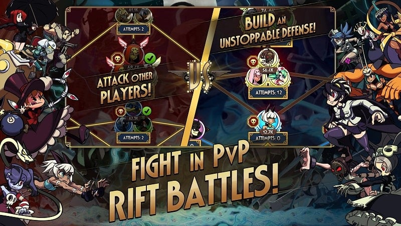 Skullgirls: Fighting RPG APK