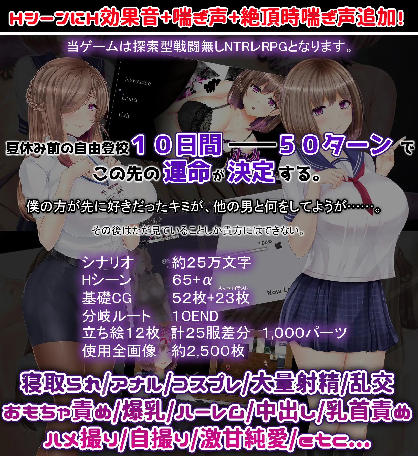NTR RPG Ochikano ~Please Tell Me Why You, Who Used to be Just Mine, Became a Woman~ 1.05