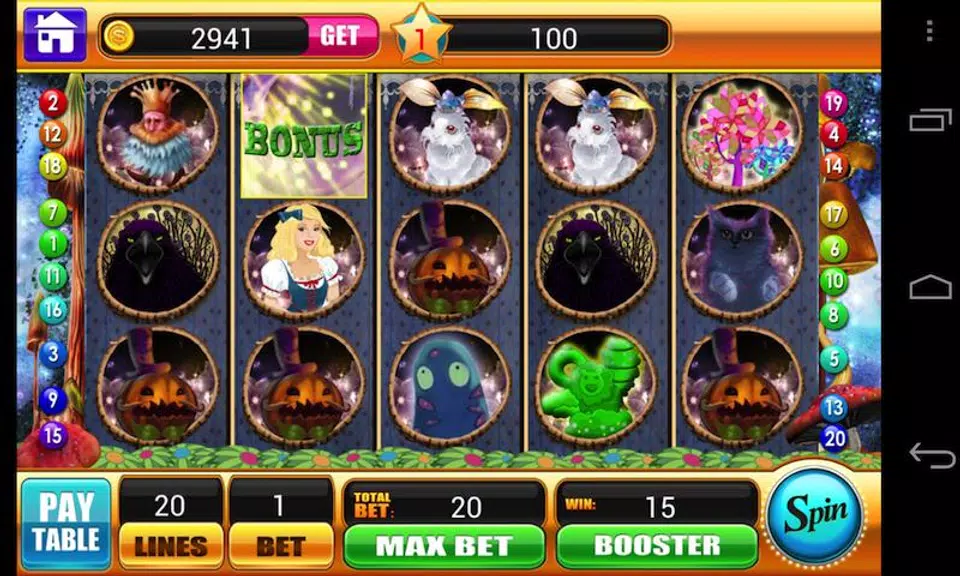 Alice in Magic World Slots-Vegas Slot Machine Game