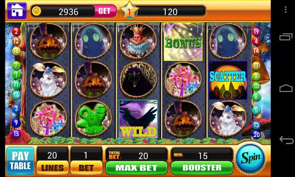 Alice in Magic World Slots-Vegas Slot Machine Game