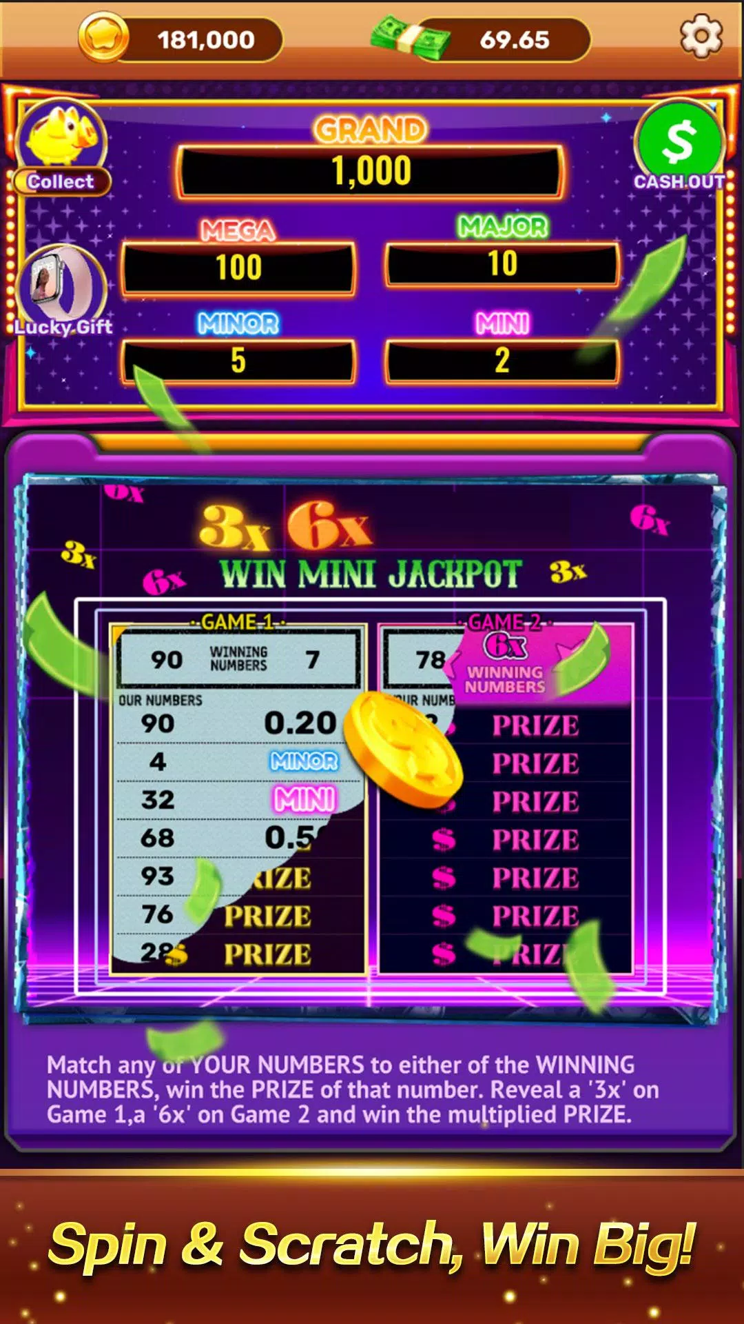 Mega Win Scratch