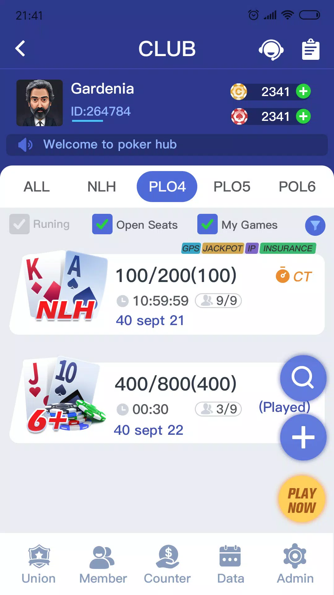 Poker Hub App