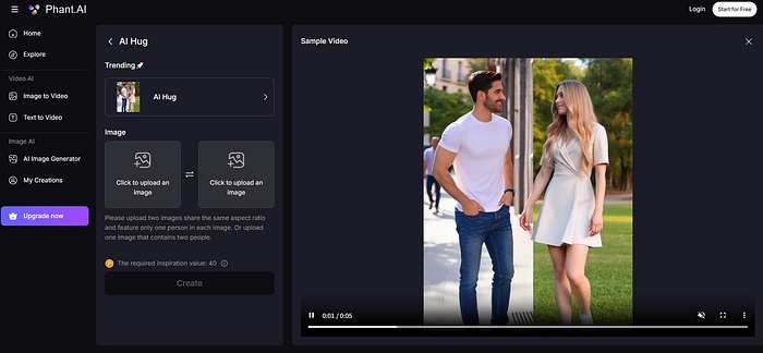 phant.ai — a new AI video generation platform