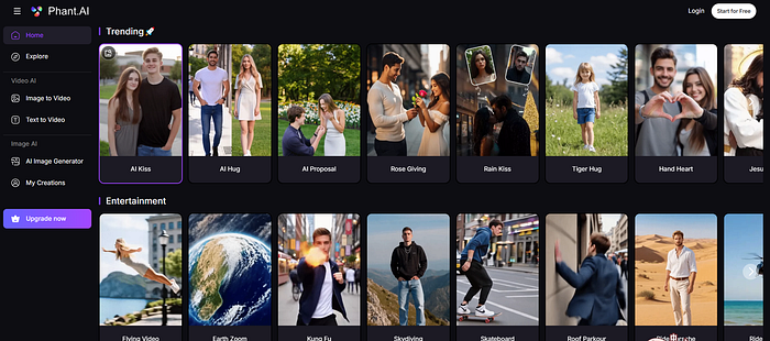 phant.ai — a new AI video generation platform