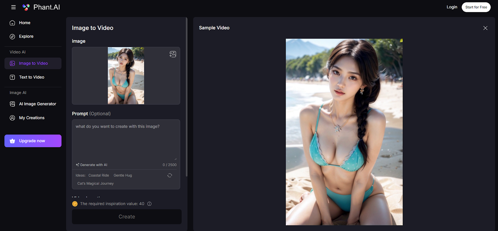 Share an AI video generation tool that I think is more useful - phant.ai