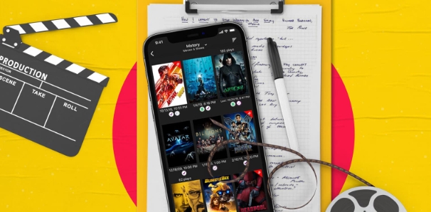 App to track movies and TV shows watched