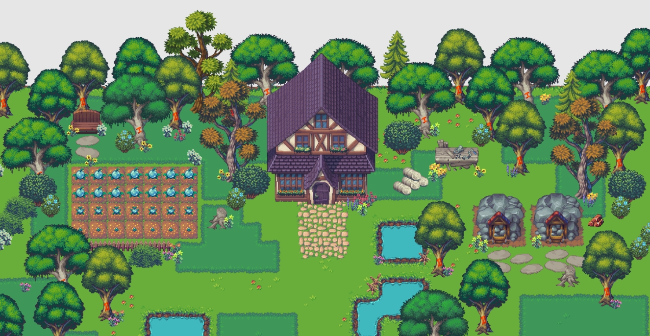 Pixel Building Game