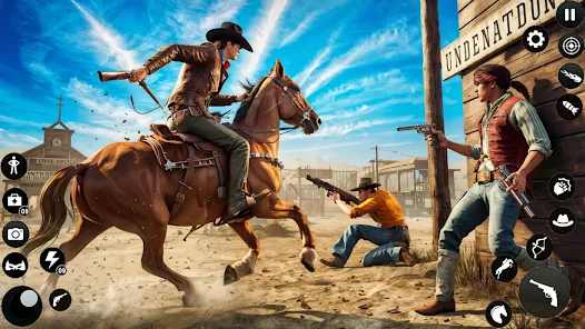 Cowboy is very busy.