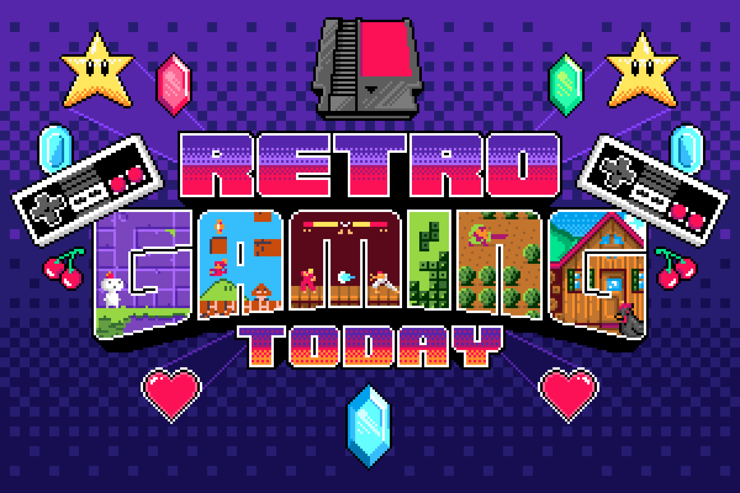 Retro game room.