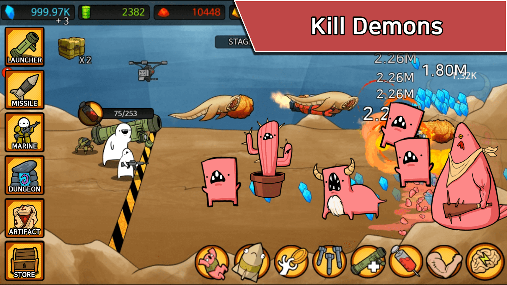 Satisfy your desire to destroy!