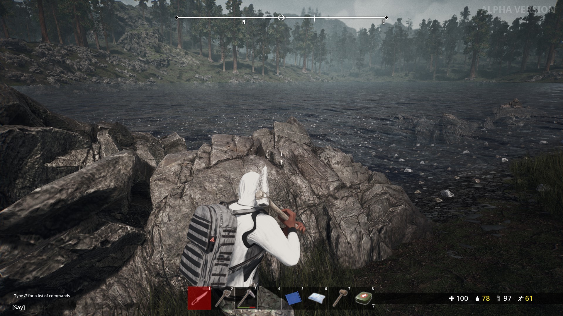 On the ruins